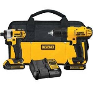 DEWALT – Brush 20V MAX Cordless Drill Combo Kit
