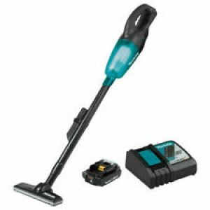 Makita XLC02R1B 18V LXT Lithium-Ion Compact Cordless Vacuum Kit (2.0Ah)