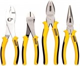 set of valuable needle nose pliers and different shapes